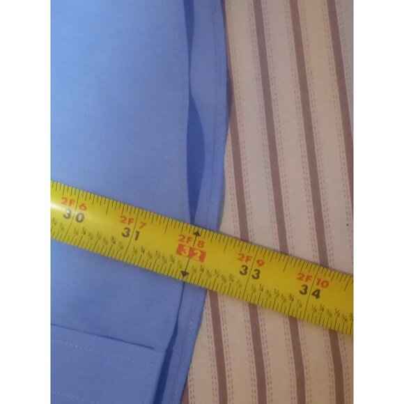 New Stafford Easy Care Travel Men's 16.5 34-35 (XL) Fitted Dress Shirt Blue NWT - Picture 12 of 12
